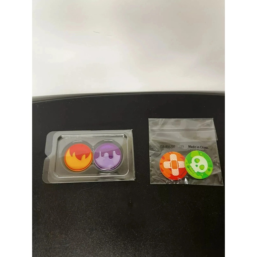 Pokemon TCG Official Acrylic Damage Burn Poison Marker Lot 63 Counters Tokens